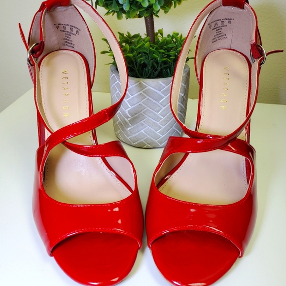 Metaphor Shoes - Open Toe Strappy Heels